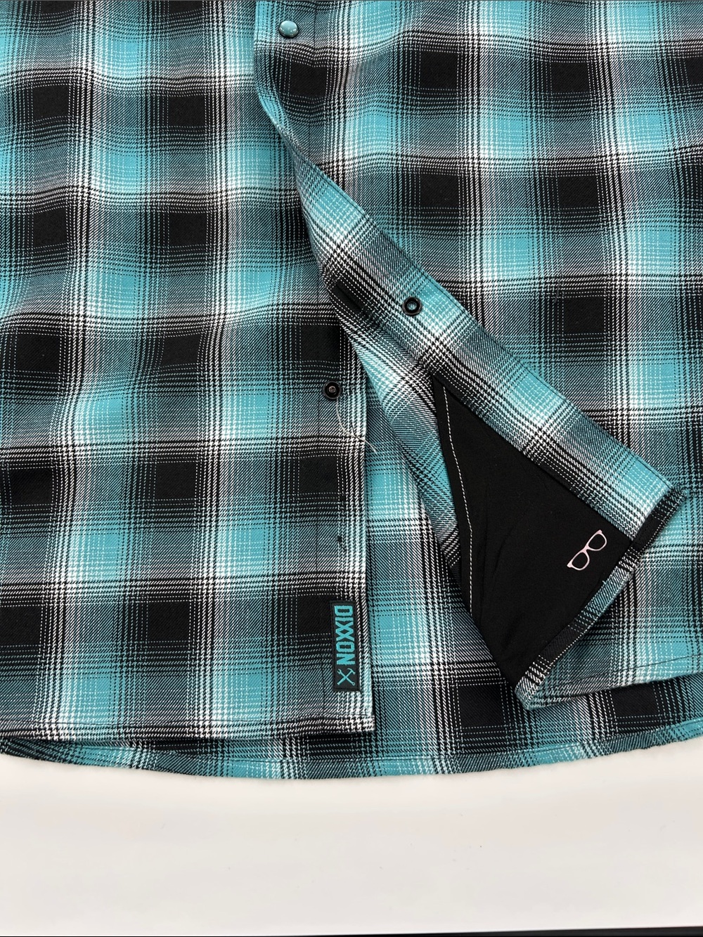 DIXXON Pensacola Flannel Plaid Shirt Men's Biker Blue Black 3X Lumberjack Punk - Picture 8 of 10